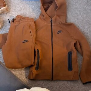 Nike Tech  Kids Brown Jacket